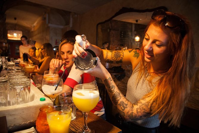 Barcelona Cocktail Masterclass with Tapas - The cava welcome sets the pace (and the mood)