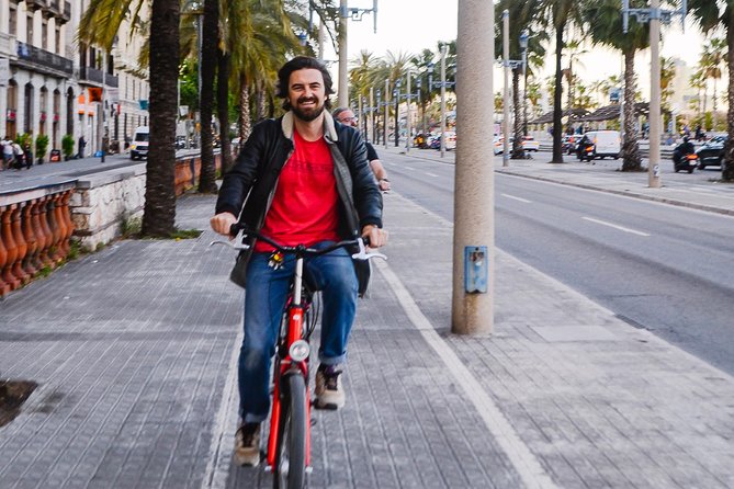 Barcelona Night Bike Tour with Local Tapas and Cava Stop - Riding into Barcelona’s night lights at 5:30 pm