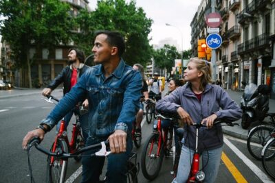 Barcelona Night Bike Tour with Local Tapas and Cava Stop - Bikes, helmets, and a small-group pace (up to 9)