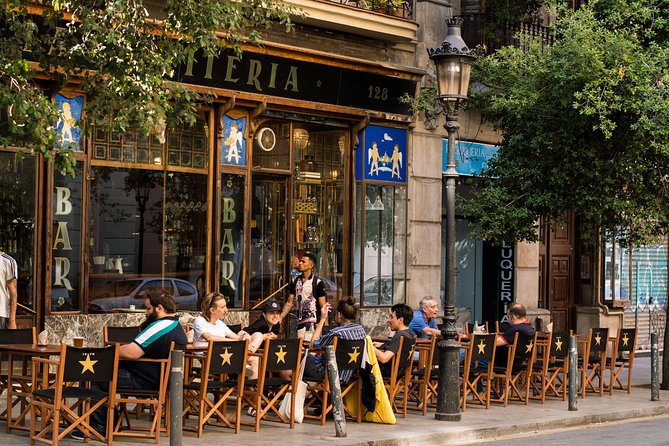 Barcelona Poble Sec Tapas & Wine Tour - Stop 3 on Carrer de Viladomat: dessert-first energy and a cava pairing