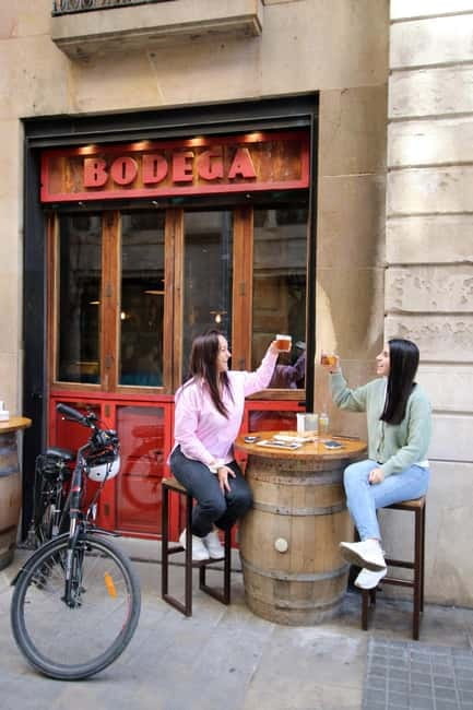 Barcelona: Tapas Tasting Tour by Regular Bike or E-Bike - Guide factor: history you can actually use