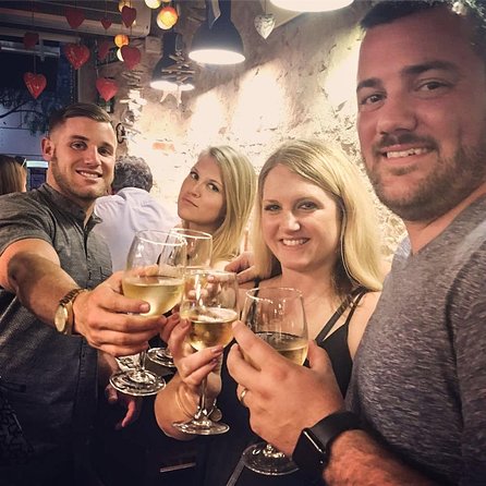 Barcelona Tapas & Wine Private Tour in Traditional Taverns - Carrer de Blai 10: Basque pinchos and patatas bravas