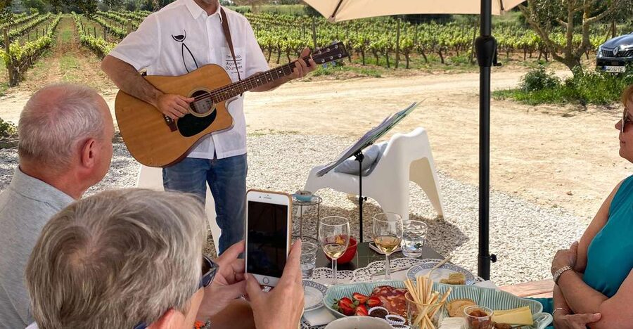 Carvoeiro/Portimão/Alvor: Wine Tour w/ Tasting, Tapas, Music - The Vineyard Walk: What You Learn Before You Taste