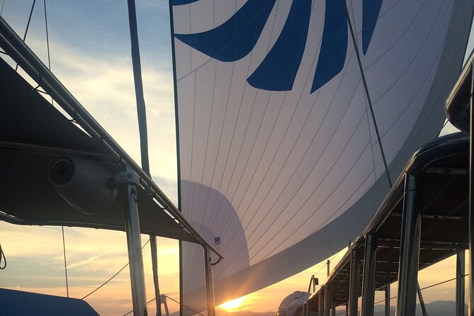 Catamaran sailing at sunset with tapas Palma de Mallorca - Cava at departure and tapas on board: the meal strategy that works