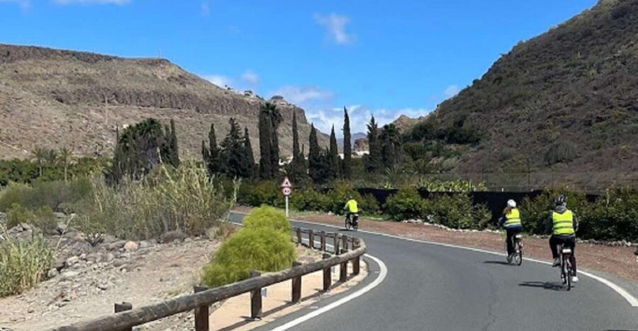 E-Bike Mountain Tour in Natural Park +Option Tapas in a Cave - From Maspalomas dunes to Parque del Sur: where the scenery turns educational