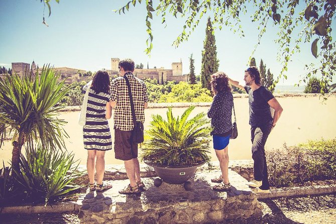 Granada Private Tapas & Walking Tour - Church of San Jose views from Carrera del Darro at Alhambra’s edge