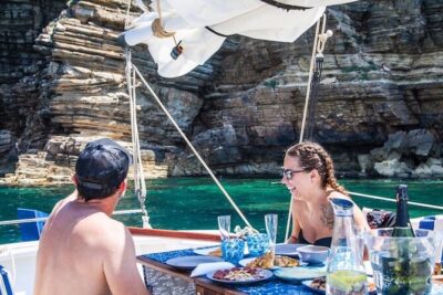 Ibiza: Private Sailboat with Tapas, Open Bar & Music - The 1930 Sailboat Comfort: Where You’ll Spend Your Time