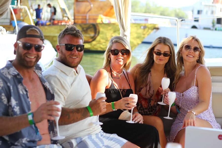 Ibiza: Sunset Boat Tour with Water Sports, Open Bar & Tapas - Cala Bassa Stop: Aperitif, Tapas, and a Coastline Moment