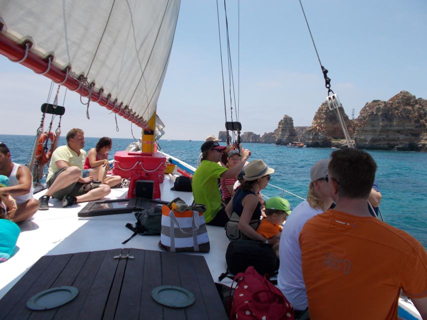 Lagos: Ponta Piedade Sail & Caves Cruise w/Portuguese Tapas - Reaching Ponta da Piedade: why the switch to a smaller boat matters
