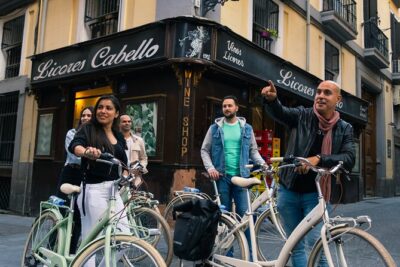 Madrid at Night: Vintage Bike Tour of City Highlights - Gran Vía after dark: the street you’ll recognize instantly
