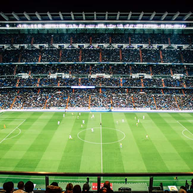 Madrid: Bernabeu Stadium and Museum Tour + Tapas - First stop: getting oriented at the Bernabéu