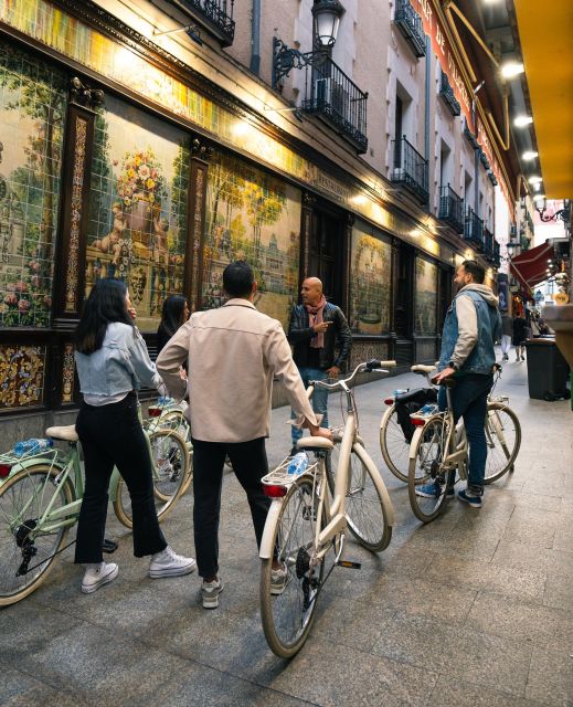 Madrid by Night: Vintage Bike Tour Highlights/Optional Tapas - Key highlights worth your time