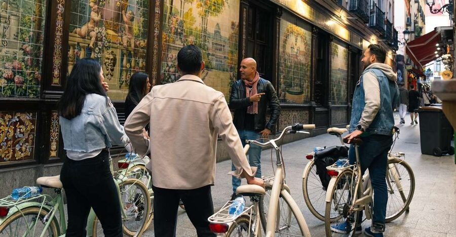 Madrid by Night: Vintage Bike Tour Highlights/Optional Tapas - Vintage Bikes, Helmets, and the Optional E-Bike That Saves Your Legs