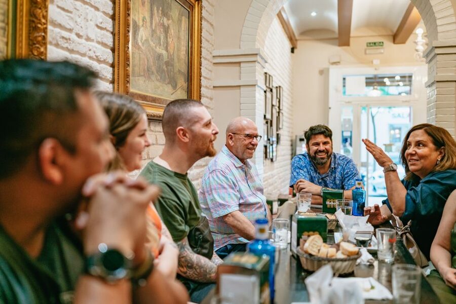 Madrid: Food & Wine Tour with 10 Tapas & 4 Drinks Included - Stop-by-stop: what you’ll likely experience in each of the 4 locations
