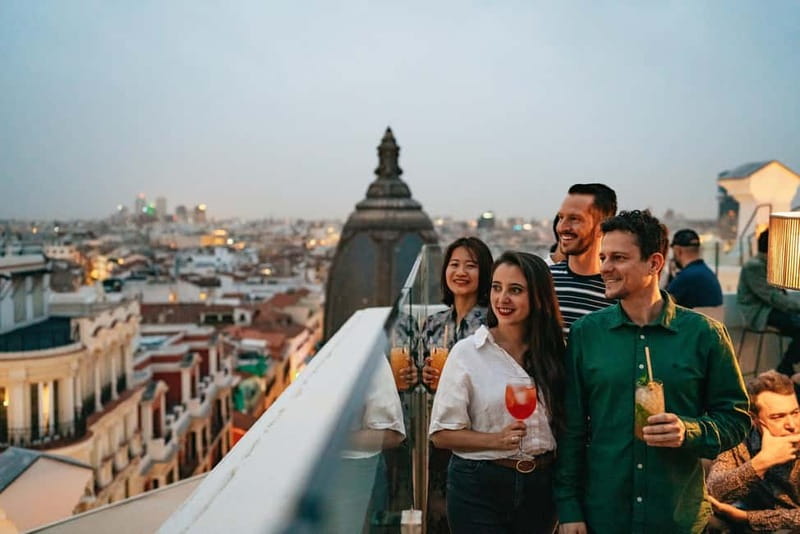 Madrid: Guided Tapas and Wine Tour with Rooftop Views - Tapas Across Madrid’s Old-Core Neighborhoods: Las Letras, La Latina, Los Austrias