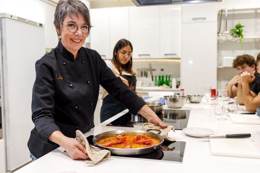 Madrid: Tapas & Paella Cooking Class with Expert Chef - The menu: croquettes, Russian salad, cod, and black-rice paella