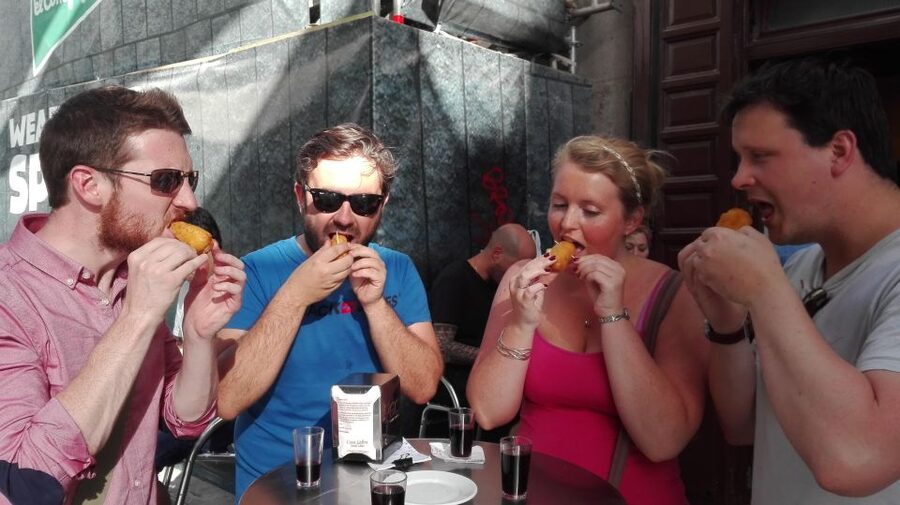 Madrid: Wine & Tapas Lunch tour - Plaza de Isabel II start: your 3.5-hour lunch pacing plan