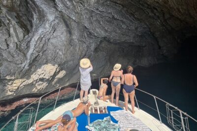 Mallorca Beach & Caves 4hr Boat Trip Drinks, Tapas, SUP & Snorkel - Coll Baix (Platja Des Coll Baix): snorkeling and paddleboarding time