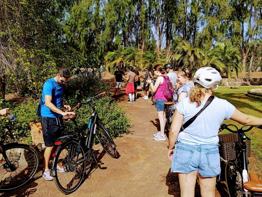 Maspalomas: Southern Coast E-Bike Tour Option Tapas Tasting - Botanical Gardens walk: short, focused, and useful