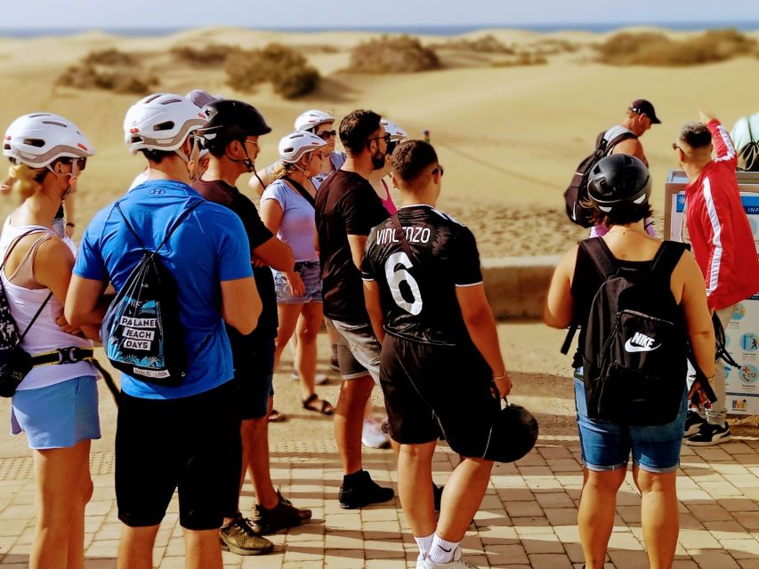 Maspalomas: Southern Coast E-Bike Tour Option Tapas Tasting - Maspalomas lighthouse: a working landmark since 1890