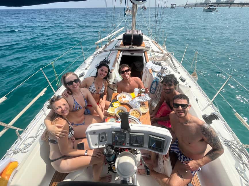 New Sailing / Boat Tour with Free Drinks and Tapas - The best part: the sea swim and the views