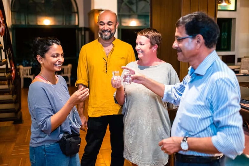 Panaji: Feni and Tapas Food Trail in Panjim - The longer restaurant stop: snacks, tasting, and welcome refreshment time