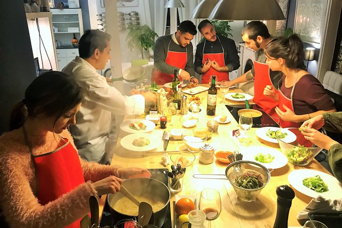 Premium Paella Cooking Class & 10 Spanish Tapas - Finding Just Royal BCN: Placa Reial courtyard + stairs