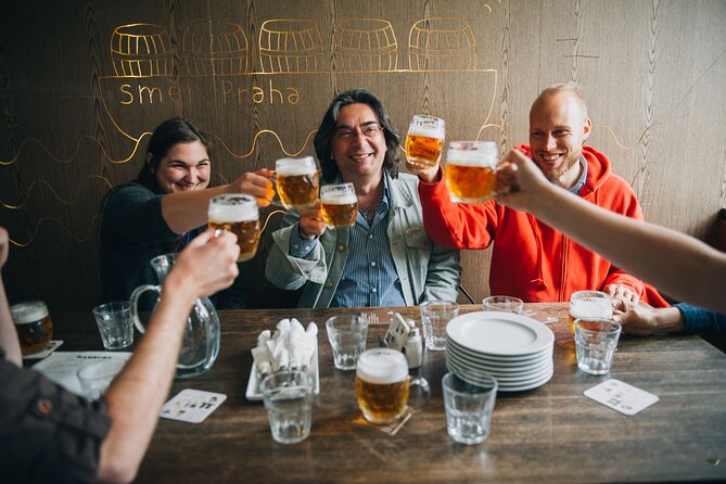 PRIVATE 4 Hour Tour: Czech Beers & Tapas in Prague's Local Areas - Czech beer tapas you’ll actually want to eat: pickled cheese and beer goulash
