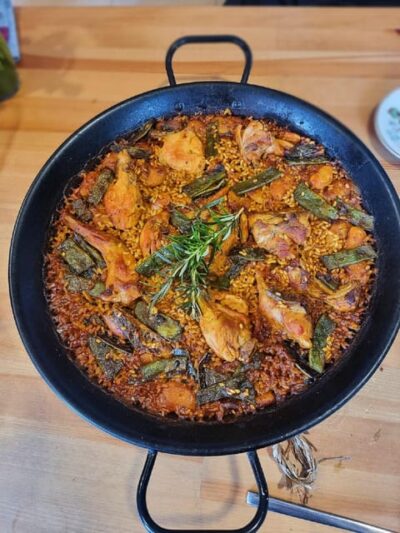 Private Paella & Tapas Cooking Class in a Local Chef's Home - Your Sunday-style welcome: sangria (or agua de Valencia) and spherifications