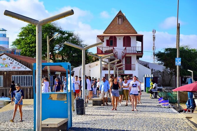 Sal island: Private Santa Maria City Tour, Street Art and Tapas - Old photos, utensils, souvenirs, and the city-view pause