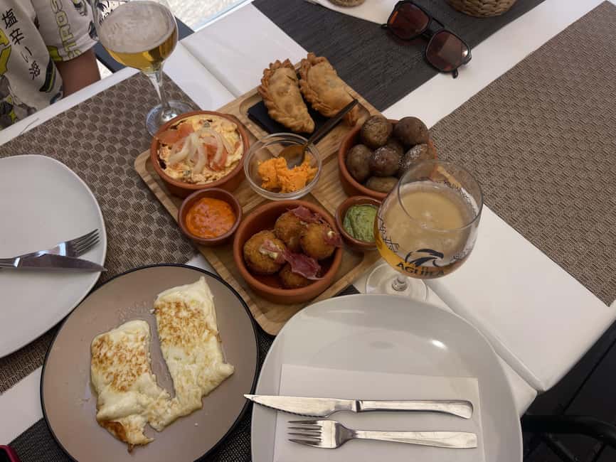Santa Cruz guided bike tour 1,5 hour + Tapas - The Tapas Portion: What You Actually Get at the End