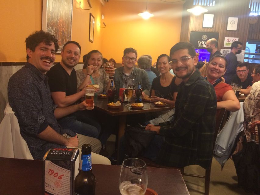 Santiago: Guided Foodie Tour with Drinks, Tapas & Live Music - What You Eat on a Three-Bar Santiago Tapas Route