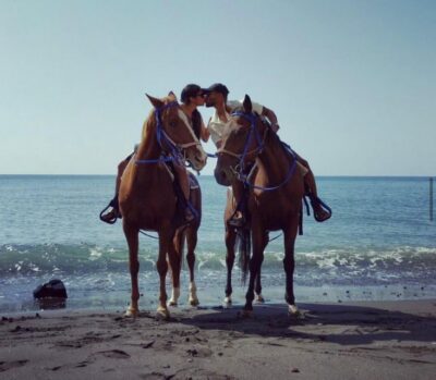 Santorini Fun day: Horseriding- Wine Tasting - Tapas - Free pickup sets you up for an easier start