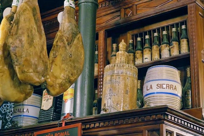 Sevilla Food Tour: Tapas, Wine, History & Traditions - Santa Maria la Blanca: carrillada, espinacas con chickpeas, and Betis talk