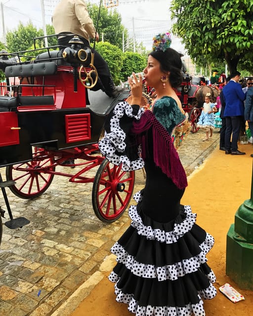 Seville: April Fair Guided Walking Tour with Tapas & Drinks - Entering Seville’s April Fair With a Human Map