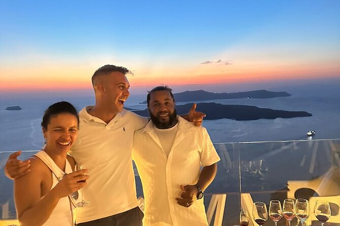 Sunset Santorini Wine Best views 2 Wineries and Tapas - Sunset Timing, Guide Support, and the Real Comfort of a Private Tour