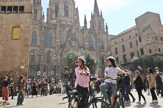 Tapas Tasting Bike/E-Bike Tour in Barcelona - Tapas tastings and the dinner that ties it together