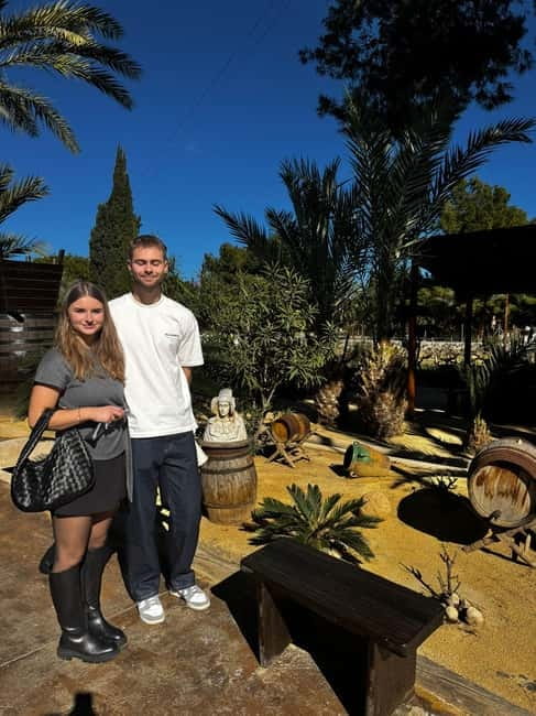 Winery Visit and Tasting in Elche with wines and tapas from Alicante in Van - Santa Pola lighthouse and the return drop-off flow